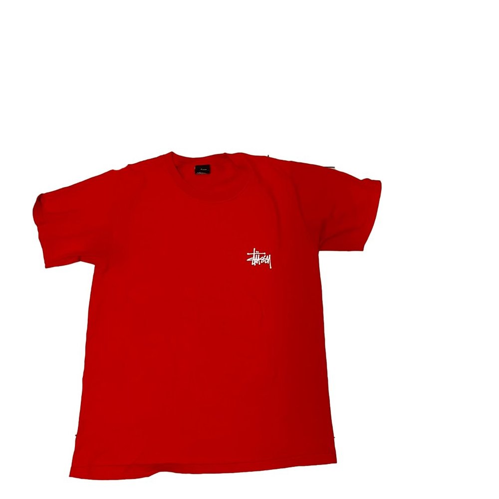 STUSSY RED LOGO TEE